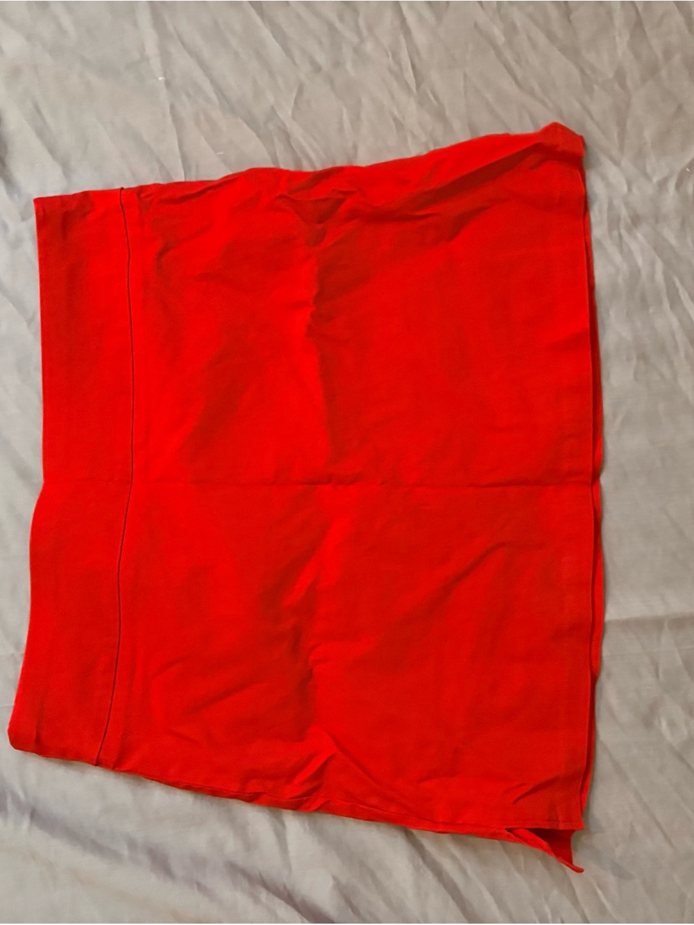 Rafaella Bright Red Stretch Mini Skirt